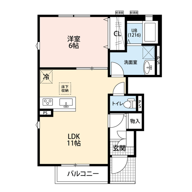 北海道：Fortunato香里園の賃貸物件画像
