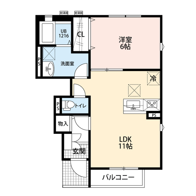 北海道：Fortunato香里園の賃貸物件画像