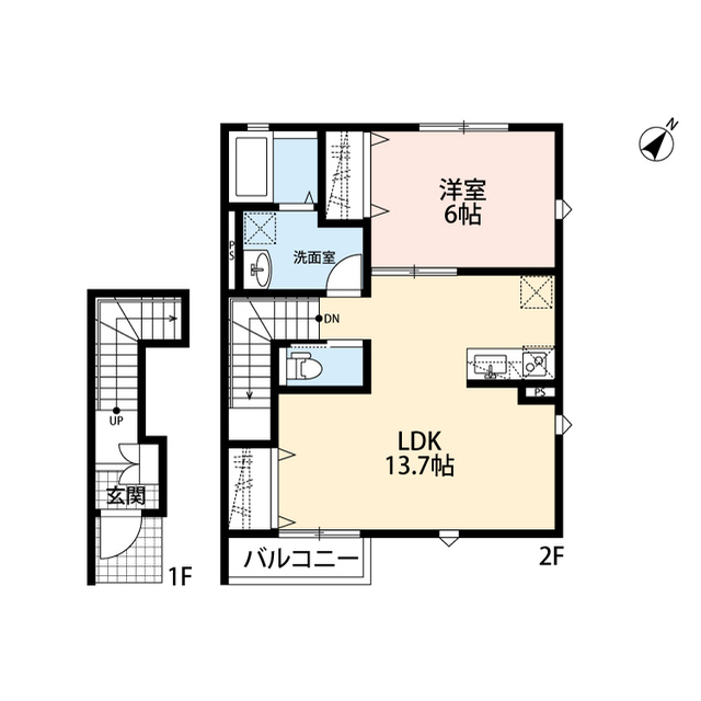 大阪府：Fortunato香里園の賃貸物件画像