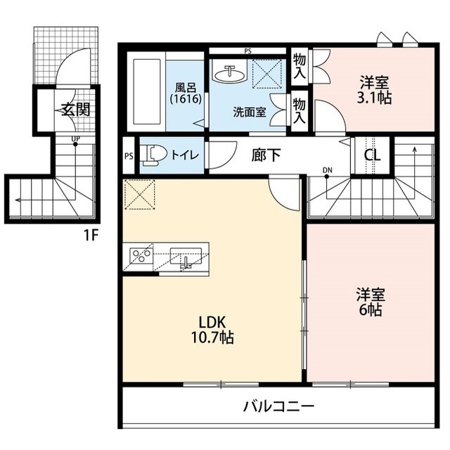 北海道：Memory　Courtの賃貸物件画像