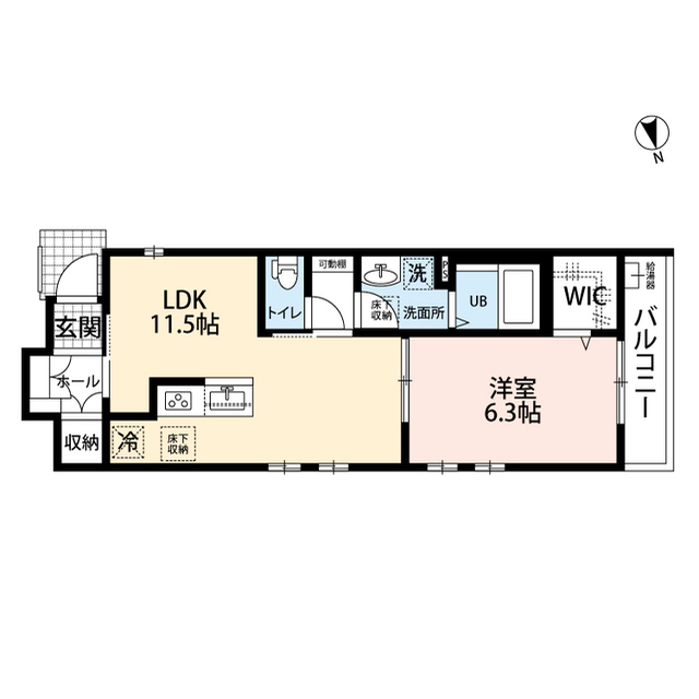 ：アムールブランⅡの賃貸物件画像