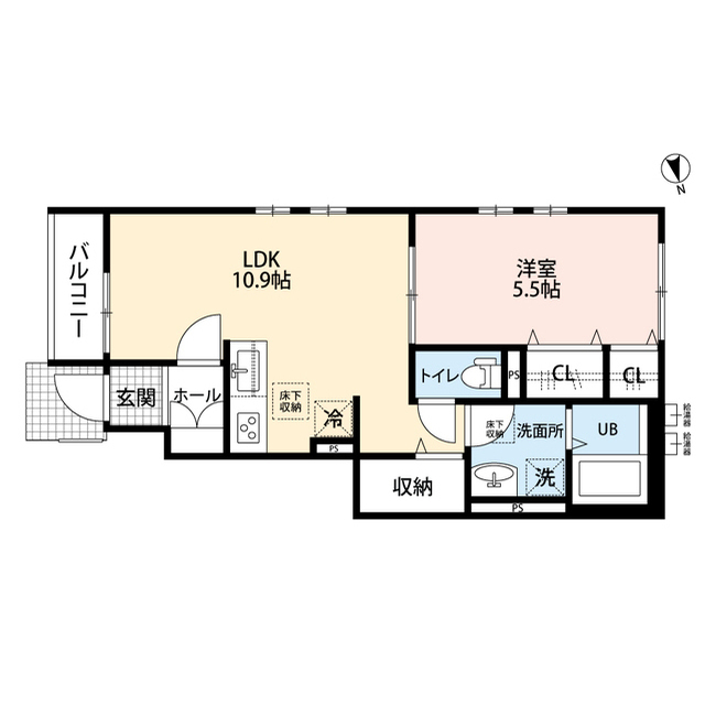 ：アムールブランⅡの賃貸物件画像