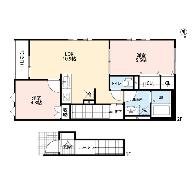 ：アムールブランⅡの賃貸物件画像