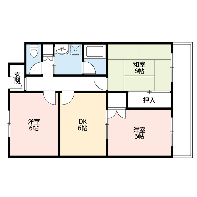 北海道：ハイムとのぎの賃貸物件画像