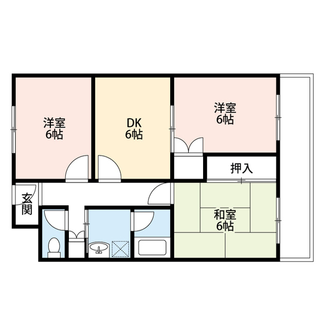 北海道：ハイムとのぎの賃貸物件画像