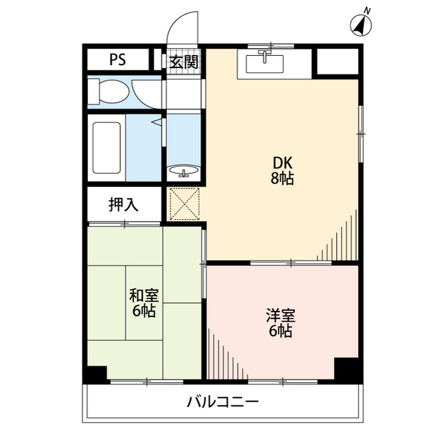 東京都：グリーンハイム瓜生の賃貸物件画像