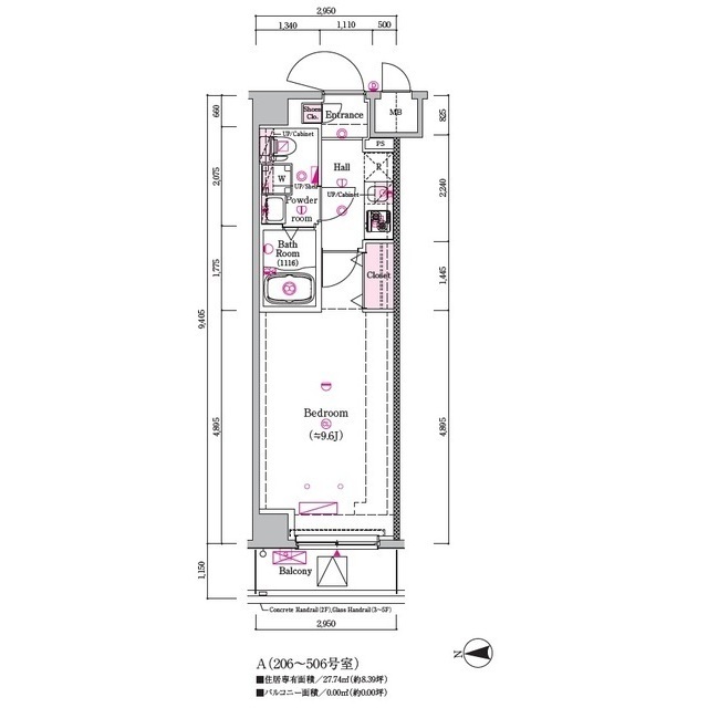 北海道：プレール・ドゥーク亀戸小村井の賃貸物件画像