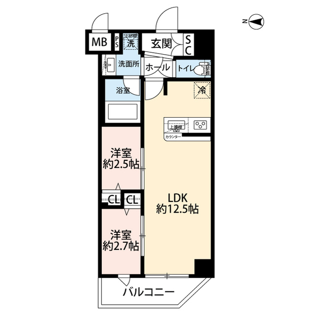 北海道：プレール・ドゥーク亀戸小村井の賃貸物件画像