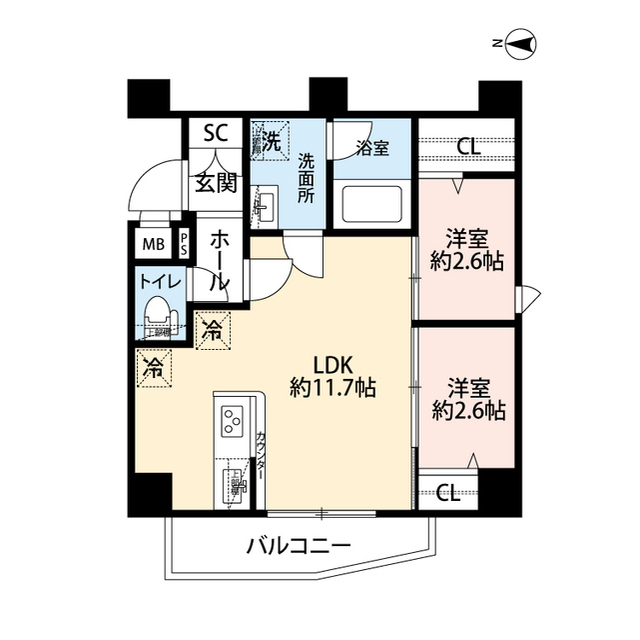 北海道：プレール・ドゥーク亀戸小村井の賃貸物件画像