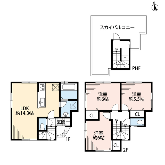 大阪府：松原市新堂2丁目戸建の賃貸物件画像