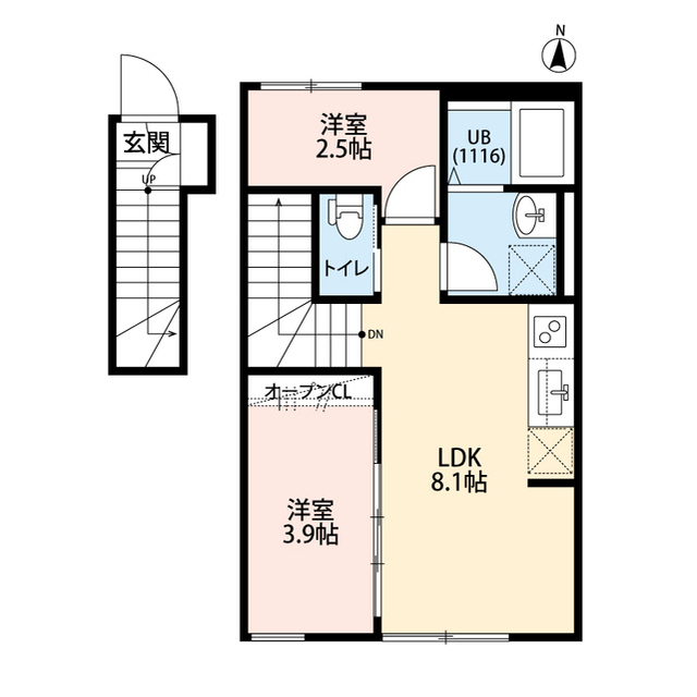 ：カッツェ松原の賃貸物件画像