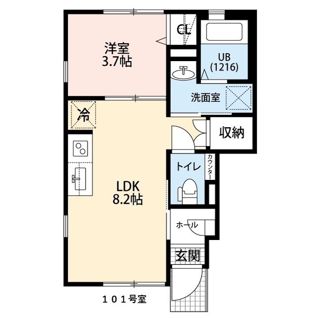 北海道：Amour　Pureの賃貸物件画像