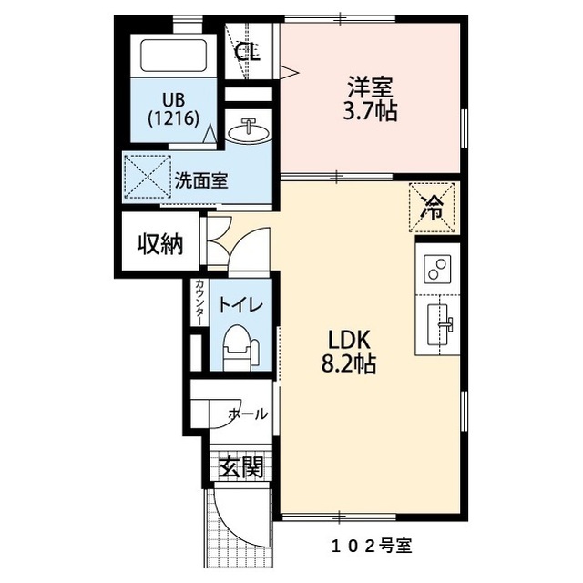 北海道：Amour　Pureの賃貸物件画像