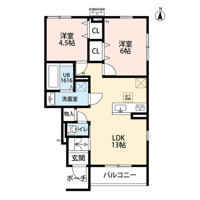 大阪府：レスポワール　E　富木の賃貸物件画像