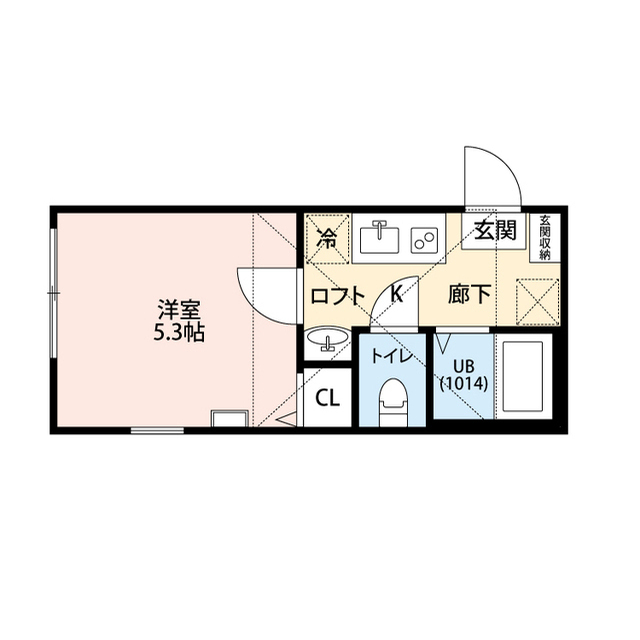 北海道：ラフィーネ西谷Cの賃貸物件画像