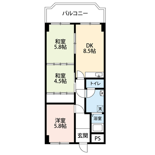 愛知県：キャッスル西尾の賃貸物件画像