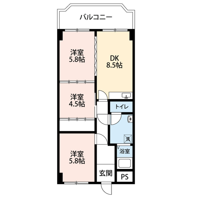 愛知県：キャッスル西尾の賃貸物件画像