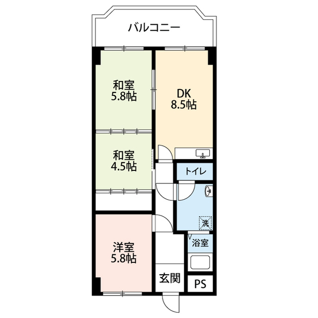 愛知県：キャッスル西尾の賃貸物件画像