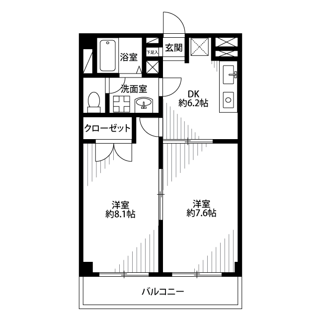 千葉県：アンプルール フェール 柏の賃貸物件画像